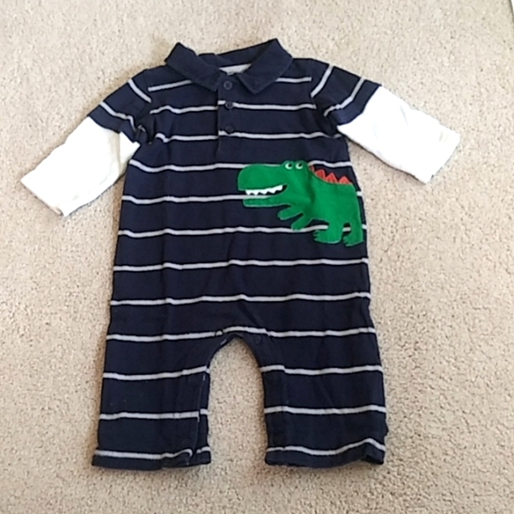 Carter's baby boys cotton one-piece outfit pants and long-sleeve shirt